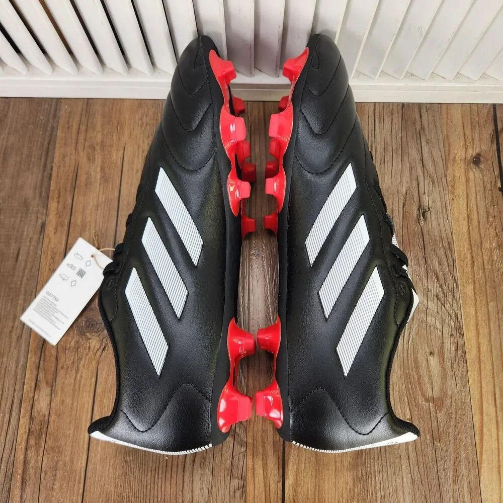 Adidas Goletto VIII FG Mens Sz 13 Black White Athletic Soccer Cleats Boot GX7793